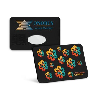 PROTEGE CARTE DE CREDIT EN MATIERE RECYCLEE AVEC BLINDAGE ANTI RFID - 