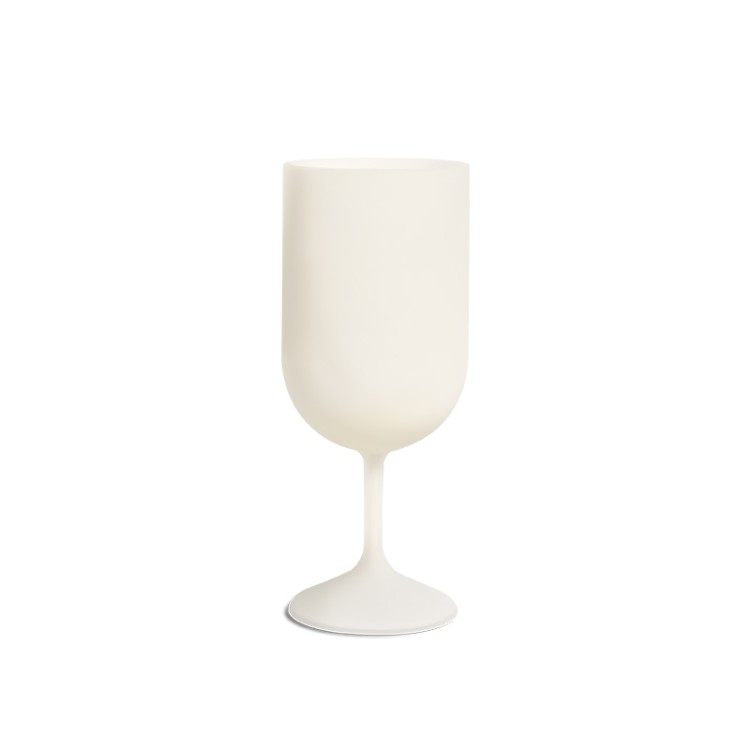 VERRE A PIED REUTILISABLE EN BIOCOMPOSITE 18 cl RAS BORD - Biocomposit