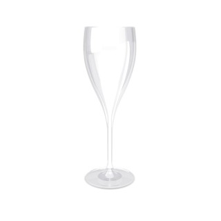 FLUTE CHAMPAGNE EN PLASTIQUE REUTILISABLE (SAN) 16 cI RAS BORD - SAN