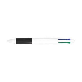 STYLO BILLE 4 COULEURS - TPR, ABS