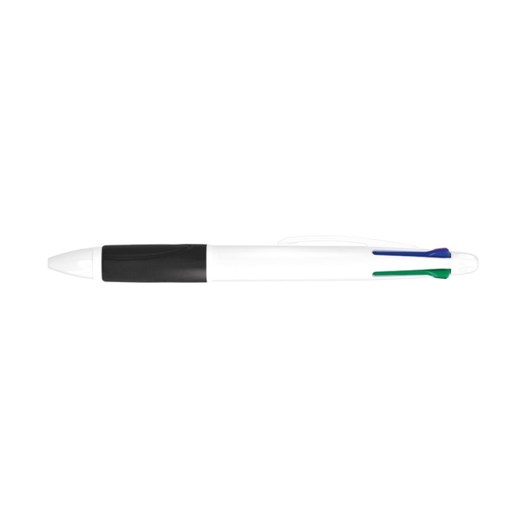 STYLO BILLE 4 COULEURS - TPR, ABS