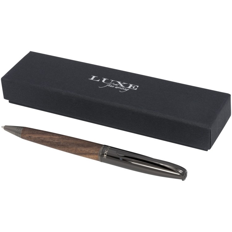 Luxe Stylo à bille avec corps en bois Loure (encre noire)