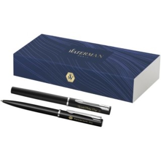 🇫🇷 Waterman Parure de stylos bille et roller Allure (encre bleue)