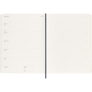 Moleskine Agenda XL 12 mois Moleskine à couverture souple