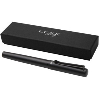Luxe Stylo plume Lucetta en aluminium recyclé (encre noire)