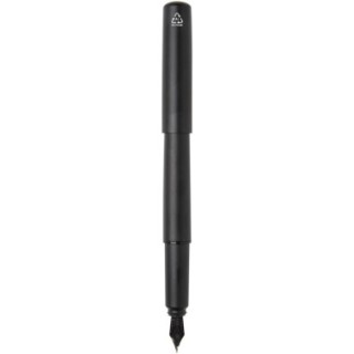 Luxe Stylo plume Lucetta en aluminium recyclé (encre noire)
