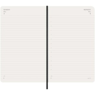 Moleskine Agenda L quotidien 12 mois Moleskine à couverture souple