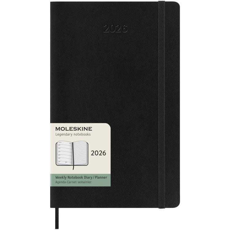 Moleskine Agenda L 12 mois Moleskine à couverture souple