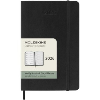 Moleskine Agenda de poche hebdomadaire 12 mois Moleskine à couverture souple