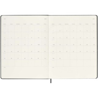Moleskine Agenda XL hebdomadaire 12 mois Moleskine à couverture rigide