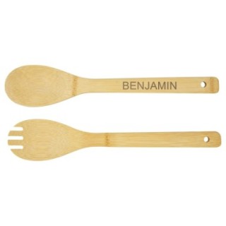 Seasons Saladier et ustensiles Argulls en bambou