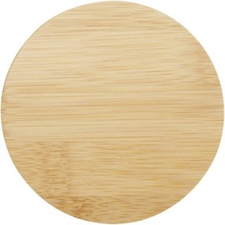 Seasons Tasse en verre Leona de 350 ml avec couvercle en bambou