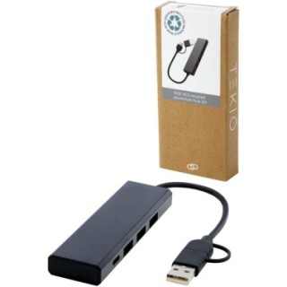 Tekiō® Concentrateur USB 2.0 Rise en aluminium recyclé certifié RCS