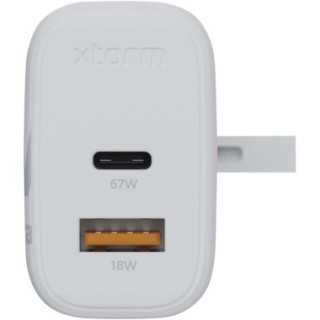 Xtorm Chargeur mural Xtorm XEC067G GaN² Ultra de 67 W - Prise britannique