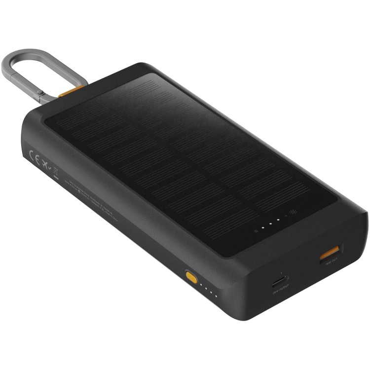 Xtorm Batterie de secours solaire Xtorm XG2S101 Go2 de 10 000 mAh et 15 W avec éclairage 