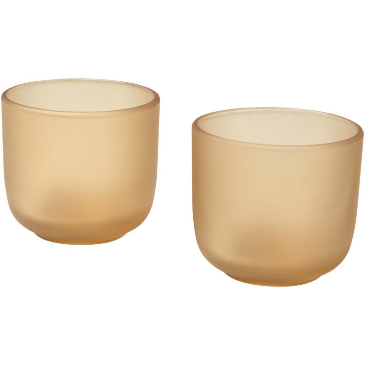 Seasons Gobelets en verre Male de 200 ml - lot de 2 en finition mate