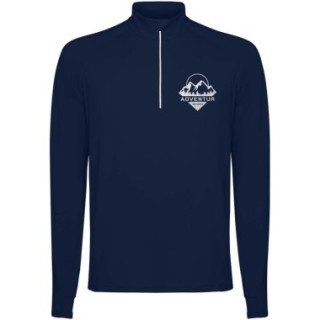 Roly Sweatshirt de 200 g/m² Estambul à manches longues et col demi-zip pour homme