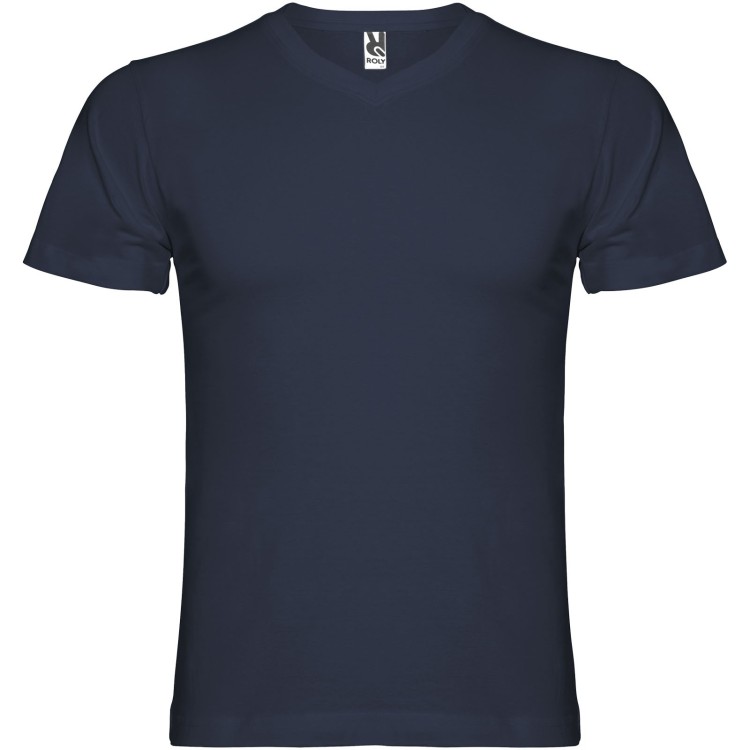 Roly T-shirt de 155 g/m² Samoyedo à col en V et manches courtes pour homme