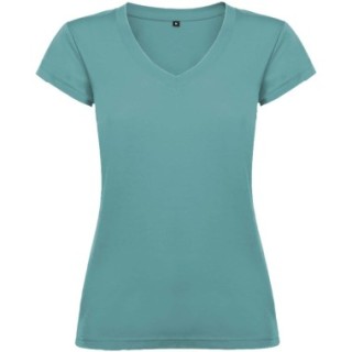 Roly T-shirt de 155 g/m² Victoria à col en V et manches courtes pour femme