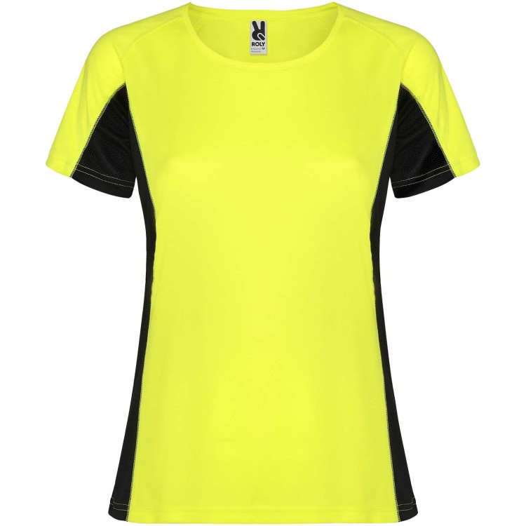 Roly T-shirt de sport de 140 g/m² Shanghai à manches courtes pour femme