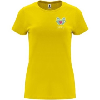 Roly T-shirt de 170 g/m² Capri à manches courtes pour femme