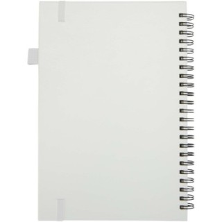 JournalBooks Cahier à spirales Liss A5 à couverture rigide en plastique recyclé