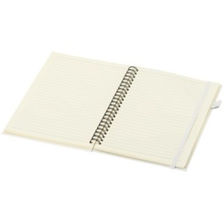 JournalBooks Cahier à spirales Liss A5 à couverture rigide en plastique recyclé