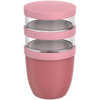 Mepal Pot repas Mepal Ellipse 3 pièces de 500 ml + 2 x 200 ml