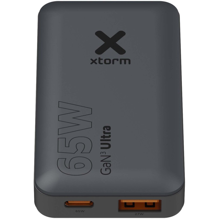 Xtorm Chargeur de voyage rapide 65 W avec câble et étui de voyage Xtorm