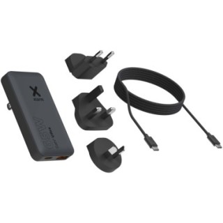 Xtorm Chargeur de voyage rapide 65 W avec câble et étui de voyage Xtorm