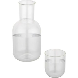 Seasons Ensemble carafe et tasse en verre Amelie en finition mate