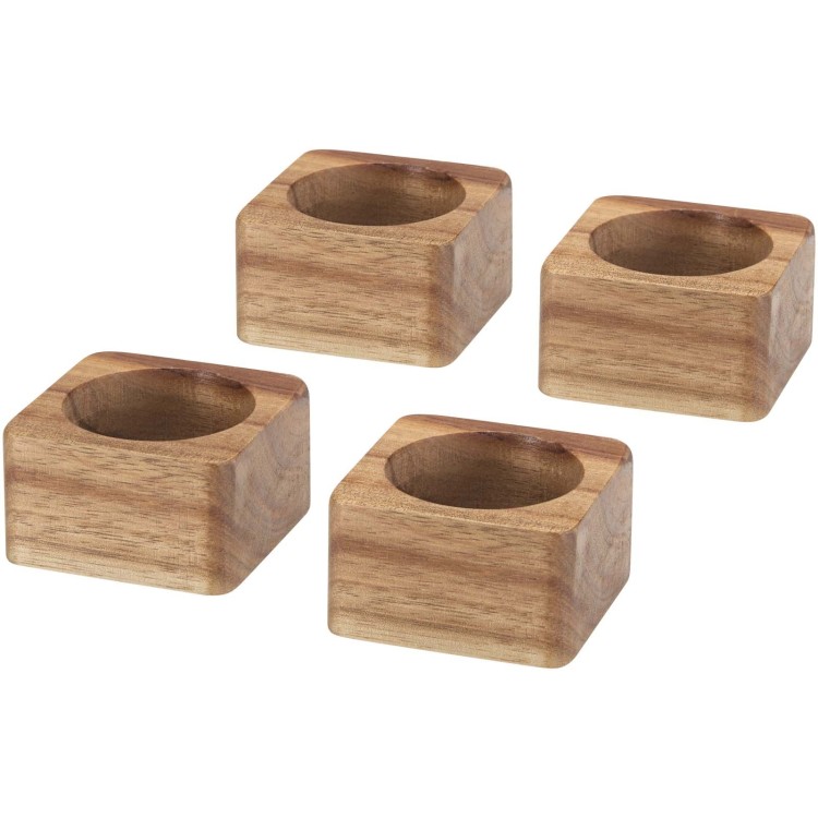 Seasons Ronds de serviette en bois d'acacia Napora