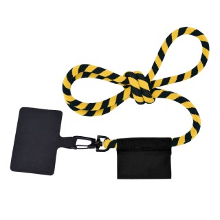 CORDON TOUR DE COU / LANYARD TUBULAIRE TISSEE PORTE TELEPHONE - Polyes