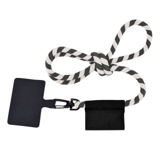 CORDON TOUR DE COU / LANYARD TUBULAIRE TISSEE PORTE TELEPHONE - Polyes