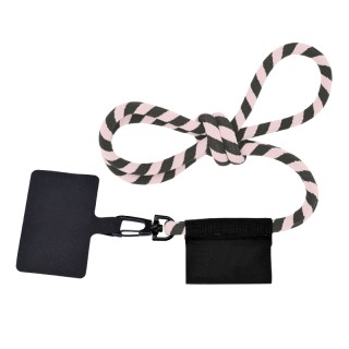 CORDON TOUR DE COU / LANYARD TUBULAIRE TISSEE PORTE TELEPHONE - Polyes