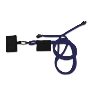 LANYARD CORDON TOUR DE COU PORTE TELEPHONE A LONGUEUR AJUSTABLE - Poly