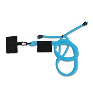LANYARD CORDON TOUR DE COU PORTE TELEPHONE A LONGUEUR AJUSTABLE - Poly