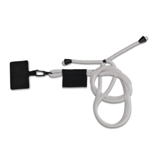 LANYARD CORDON TOUR DE COU PORTE TELEPHONE A LONGUEUR AJUSTABLE - Poly