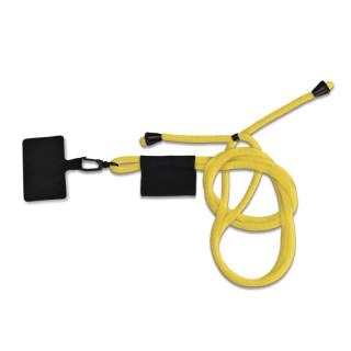 LANYARD CORDON TOUR DE COU PORTE TELEPHONE A LONGUEUR AJUSTABLE - Poly