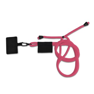 LANYARD CORDON TOUR DE COU PORTE TELEPHONE A LONGUEUR AJUSTABLE - Poly