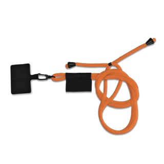LANYARD CORDON TOUR DE COU PORTE TELEPHONE A LONGUEUR AJUSTABLE - Poly