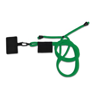 LANYARD CORDON TOUR DE COU PORTE TELEPHONE A LONGUEUR AJUSTABLE - Poly