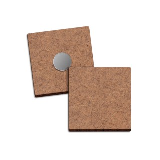 MAGNET SUR-MESURE MDF EP 3 mm AVEC AIMANT NÉODYME AU DOS (20cm2maxi) 