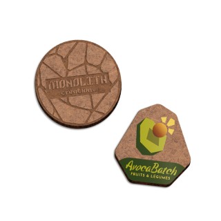 MAGNET SUR-MESURE MDF EP 3 mm AVEC AIMANT NÉODYME AU DOS (20cm2maxi) 